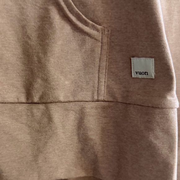 Vuori Heathered Pink Hoodie Size M - Picture 5 of 6